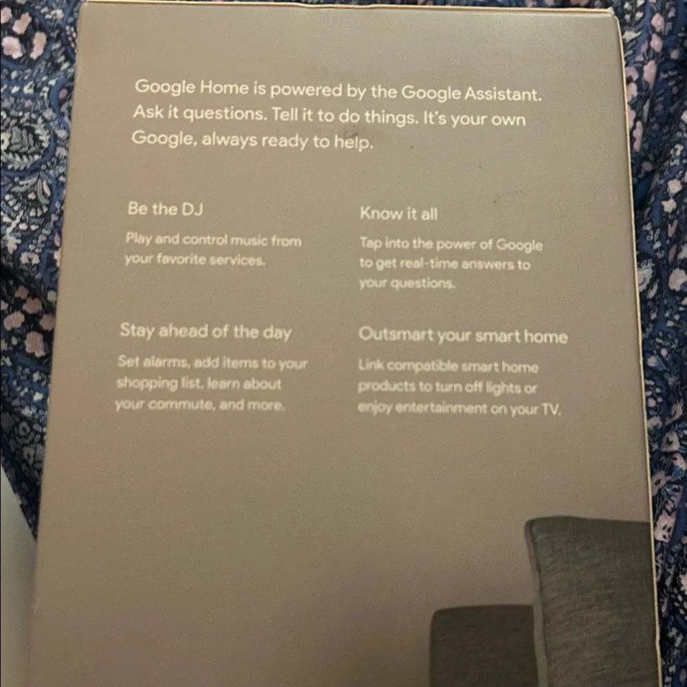 GOOGLE HOME DEVICE